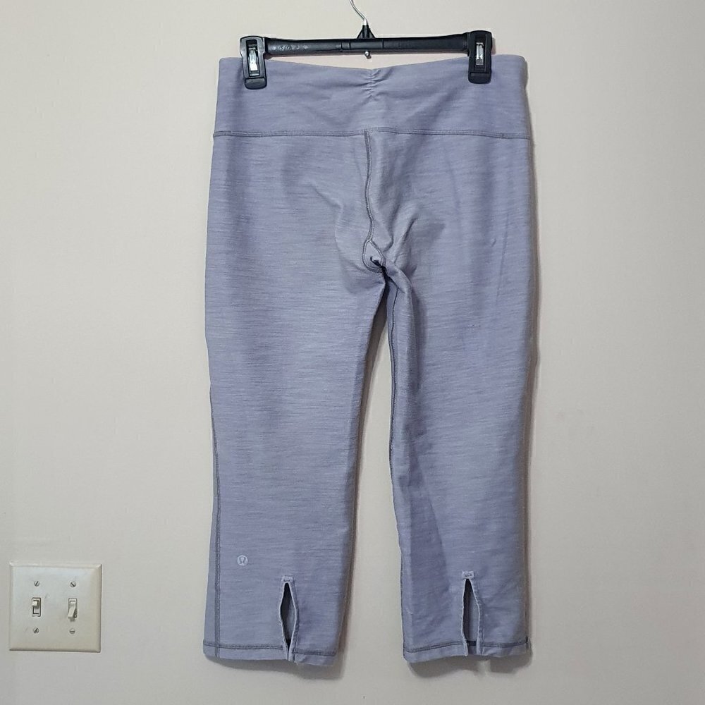 Lululemon Gather and Crow Fossil White Slub Crop - Picture 10 of 10